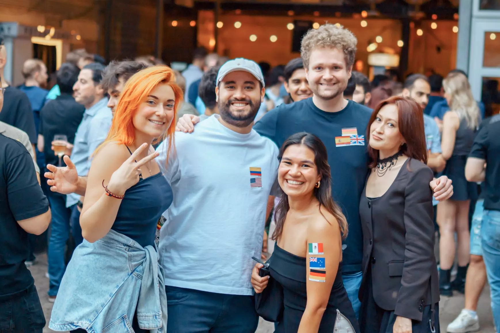 People meeting at a Social Melting Pot event in Düsseldorf