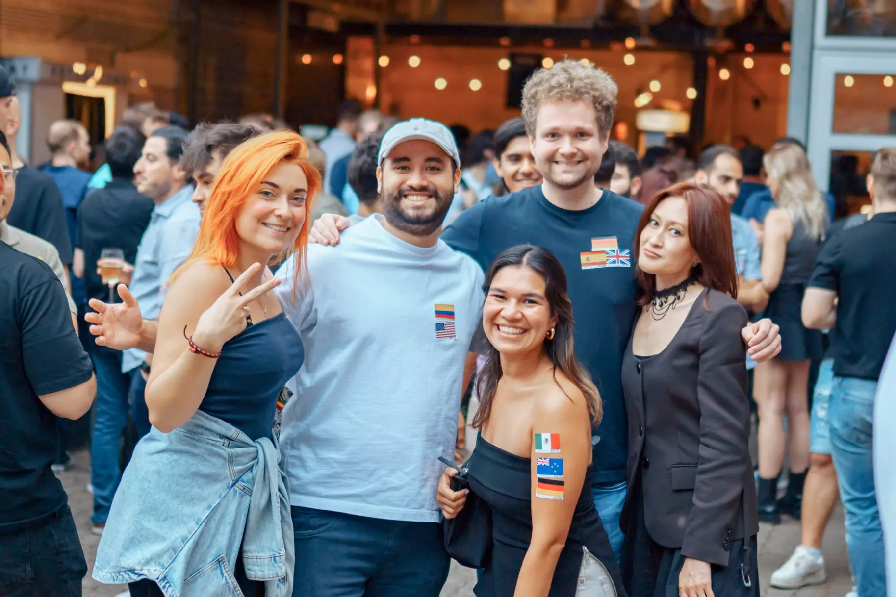 People meeting at a Social Melting Pot event in Hamburg