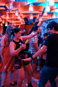 Dance floor filling up at a Social Melting Pot party